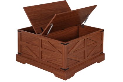 Wood Farmhouse Rustic Coffee Table