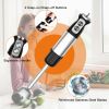 1000W 5 In 1 Immersion Hand Blender Stainless Steel Hand Mixer with 12 Speeds Turbo Mode Food Processor with 20Oz Beaker 17Oz Chopper Whisk Milk Froth
