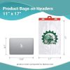 Pack of 2000 Low Density Produce Bags 11 x 17 + 2 LP. Ultra Thin Polyethylene Bags on headers 11x17. Printed Eat 5 A Day. 0.55 Mil Thickness. Clear Pl