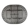 Outdoor Expandable Aluminum Dining Table, Hammered Bronze Finish