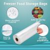 Pack of 250 Freezer Food Storage Bags 14 x 20. Utility Roll Bags 14x20. Thickness 15 Micron. Plastic Bags for Storing and Transporting. Ideal for Indu